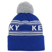 Kentucky Gen2 YOUTH Jacquard Cuff Knit Pom Beanie